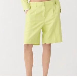 NWT J. Crew HIGH RISE Tailored Dress Shorts In City Twill.